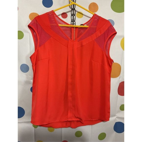 NEW KUT From The Kloth Orange Top Zipper Back Size M 🌸🍒 - Picture 11 of 11